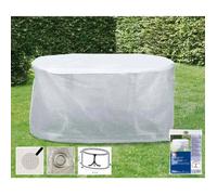 Housse De Protection Table De Jardin 125x83cm, Couverture Mobilier Multicolore