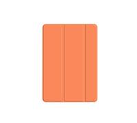 Housse de Protection Tablette iPad 10.2 - Silicone Souple - Ventilation - Orange