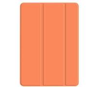 Housse de Protection Tablette iPad 10.2 - Silicone Souple - Ventilation - Orange