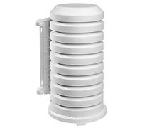TFA Dostmann Housse de Protection pour émetteur extérieur, 98.1114.02, Facile à Monter, Blanc, protège l'émetteur du Soleil et de la Pluie 10,2 x 9,5 x 17,5 cm