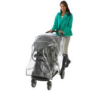 Housse de protection transparente pour poussette Nuby Travel System, avec poche de rangement et c t s ventil s