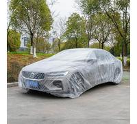 Housse de protection transparente pour voiture - Imperméable à l'eau et à la poussière - Avec bande élastique - Housse de protection transparente pour voiture - Protection complète pour câbles, R