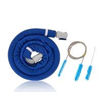 Housse de Protection Tuyau CPAP Avec 2 Brosses de Nettoyage, Isolation Tube en Polaire Douce Avec Fermeture éclair, Adaptée à La Plupart Des Tuyaux CPAP, Peut être Utilisé Partout (3)