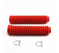 Housse de Protection Universelle en Caoutchouc Rouge pour Fourche Avant de Moto 30 mm