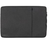 Housse de Protection Universelle Gecko Covers 17 Pouces pour Ordinateur Portable et Tablette, matériau 100% GRS, Mousse aéroprotective, résistante aux éclaboussures, Noire