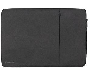 Housse de Protection Universelle Gecko Covers 17 Pouces pour Ordinateur Portable et Tablette, matériau 100% GRS, Mousse aéroprotective, résistante aux éclaboussures, Noire