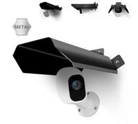 Housse de protection universelle pour caméra de sécurité, protection contre le soleil et la pluie, imperméable pour dôme et caméras Bullet (aluminium noir)