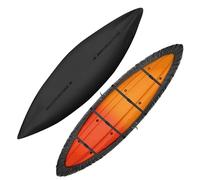 Housse de Protection Universelle pour Kayak,210D Oxford Protection Contre la poussière, Protection Solaire, pour Planche à Pagaie Stockage des Bateaux pêche Plein air 3.2-5.4M (400 * 136CM)