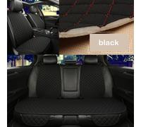 Housse De Protection Universelle Pour Siège De Voiture,En Lin,Avant,Arrière,Été,Tapis De Coussin,Berline,Suv,Pick-Up,Accessoires D'intérieur De Voiture.Black 5 Seat.