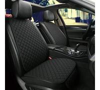 Housse De Protection Universelle Pour Siège De Voiture,En Lin,Avant,Arrière,Été,Tapis De Coussin,Berline,Suv,Pick-Up,Accessoires D'intérieur De Voiture.Black 2 Seat.