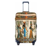 Housse de protection universelle pour valise avec imprimé « Women in Ancient Egypt » - Housse de protection élastique lavable pour voyage, Noir , M, Bagage à main
