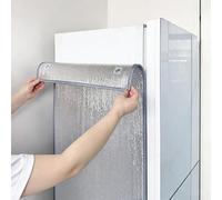 Housse de Protection Universelle Réfrigérateur, 8MM Couverture Isolation Thermique pour Vitrines Congélateur et Chambre Froide, Facile à Installer(Seamless Sticker,55 x 110 cm)