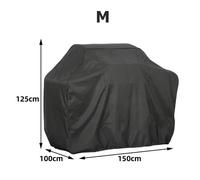 Housse de protection UV pour barbecue à gaz, Durable, pratique, convient aux meubles de gril Char-Broil, noir M