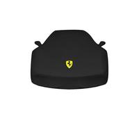 Housse de Protection Voiture pour Ferrari 296 GTB 1896-2024 Stretch Cotton, Doublure Douce Anti-Poussière Housse de Voiture pour Garage Indoor Auto Show,B Black-2 Thick