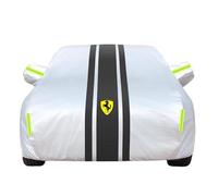 Housse de Protection Voiture pour Ferrari Dino 246 GT/246 GTS 1969-1974 Oxford Cloth, Doublure Douce Anti-Poussière Housse de Voiture pour Garage Indoor Auto Show,A Black-3 Style 3