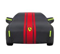 Housse de Protection Voiture pour Ferrari Dino 246 GT/246 GTS 1969-1974 Oxford Cloth, Doublure Douce Anti-Poussière Housse de Voiture pour Garage Indoor Auto Show,B Red-3 Style 3