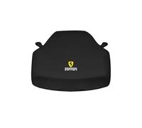 Housse de Protection Voiture pour Ferrari Dino 246 GT/246 GTS 1969-1974 Stretch Cotton, Doublure Douce Anti-Poussière Housse de Voiture pour Garage Indoor Auto Show,B Black-1 Thin