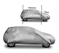Housse de protection voiture WERKA PRO - Imperméable et résistante aux intempéries Taille L : 457x165x119 cm