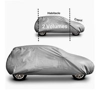 Housse de protection voiture WERKA PRO - Imperméable et résistante aux intempéries Taille XL : 482x178x119 cm