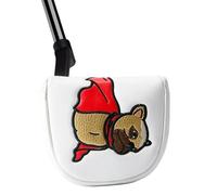 Housse de putter maillet - Couvre-club de golf en cuir synthétique, fermeture magnétique étanche, protection durable pour club de golf Taylormade