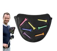 Housse de Putter Maillet - Housses en Simili Cuir pour Têtes de Club de Golf - Équipement Golf Portable Protection Résistante à l'usure pour Entraînement et Compétition sur Parcours