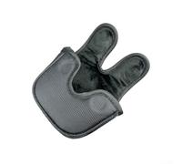 Housse de putter noire robuste fabriquée à partir de bâche durable avec double fermeture à pression et magnétique pour un accès aux têtes de golf de laboratoire Mezz1 Solution de transport sûre et