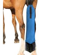 Housse de Queue de Cheval avec Franges - Protection de Queue en Non-Tissé, Garde-Queuee Anti-Taches avec Effet Anti-Moustiques, Sac de Protection Tressé 70x8cm pour Chevaux, Accessoire Léger