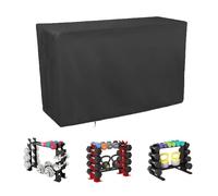 Housse de Rack à Haltères Rectangulaire en Tissu Oxford Imperméable, Housse de Protection pour Banc de Musculation, Accessoires pour Salle de Sport Maison et Extérieur
