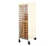 Housse de Rack Pâtisserie 23x28x64in Imperméable(Meters white)