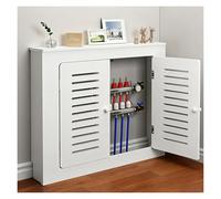 Housse de Radiateur Style Moderne Robuste et Durable Couvre Armoire Couverture Cache Chauffage Entrée, Débarras(80x70x15cm/31.5x27.56x5.91in)