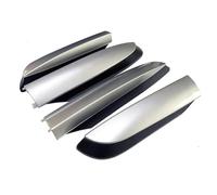housse de rail de toit Compatible Avec Toyota Pour RAV4 2013 2014 2015 2016 2017 2018 4 Pièces Couvercle De Rail De Toit Coque Extérieure Ton Argent