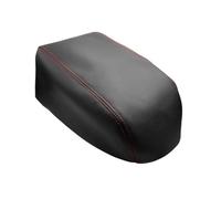 housse de rangement Accessoires De Voiture, Couvercle De Console Centrale, Boîte D'accoudoir, Couverture En Cuir, Garniture Autocollante Pour G35 2002 - 2007(Black-red line)