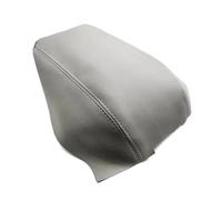 housse de rangement Couverture De Boîte De Console D'accoudoir Central Intérieur De Voiture, Garniture Autocollante En Cuir Microfibre Pour Qashqai 2008 - 2017(Titanium)