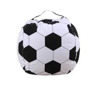 Housse De Rangement For Pouf En Peluche For Enfants, Housse De Rangement For Pouf De Football Avec Fermeture Éclair For Organiser Les Chambres Des Tout-petits Et Des Enfants Jouets(Football,43cm/16in)