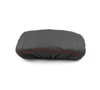 housse de rangement Housse D'accoudoir De Console En Cuir Souple, Pour Tucson Nx4 2021 2022, Boîte De Commande Centrale De Voiture, Garniture De Couverture En Peau(Black-red line)