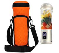 Housse de rangement portable pour blender avec bandoulière - Sac entièrement enveloppant compatible avec Ninja 18oz Blast Portable Blender BC151NV/BC151BK/BC51NV/BC151CR/BC151EM (Orange)