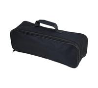 Housse de rangement pour accessoires de voiture en tissu Oxford, Noir/blanc | Utilisation de l'équipement sous vide portable, utilisation quotidienne du véhicule, large ouverture zippée