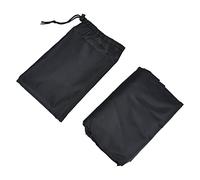 Housse de Rangement pour bûches Ronde extérieure, imperméable et résistante à la poussière et aux UV, pour Le Stockage du Bois de Chauffage. (Noire)