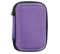 caseroxx Glycomètre Hard Case Compatible avec Freestyle Libre 1/2 / Insulinx / 14 Day en Pourpre, Housse de Rangement pour diabétique