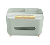 Housse de rangement pour mouchoirs, serviettes, mouchoirs cosmétiques, organisateur de bureau avec papeterie, stylo, télécommande, mouchoir décoratif pour , (vert clair, 21 x 15 x 13 cm)