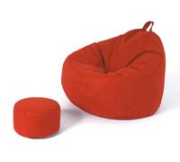 Housse de rangement pour peluches (sans rembourrage) - Velours fin coton - Lavable - Idéal pour pouf et canapé - Pour ranger des peluches ou des textiles - Pour adultes et adolescents