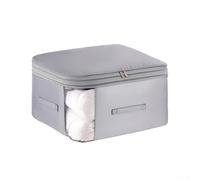 Housse de Rangement pour pour sous pour vide Auto-Compression 52x42x30cm pour Couettes et Vêtements - Tissu pour coton Épais avec Double Zipper Hermétique(3-layer)