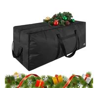 Housse de rangement pour sapin de Noël Contenant robuste à large ouverture | Housses de rangement pour sapin pour sous-sol, grenier, garage, décorations de Noël, guirlandes,