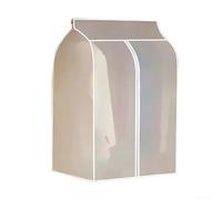 Housse de rangement translucide fabriquée à partir de PEVA pour organiser les costumes, robes et vêtements d'extérieur avec accessibilité visuelle (1 pièce)