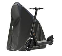 Housse de rangement universelle imperméable pour trottinette électrique avec 2 bandes réfléchissantes, trous de verrouillage, boucle et sac de rangement, convient pour tous les adultes et les enfants