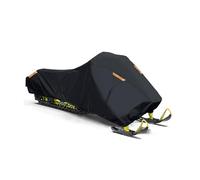 Housse de Rangement Universelle pour motoneige, Robuste, 420D, remorquable, Compatible avec P-olaris A-rctic Cat Y-amaha L-ynx C-amso C-FMOTO (Noir, 115" L x 51" l 48" H)