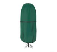 Housse de rangement verticale pour sapin de Noël artificiel avec verrous de cordon réglables et tissu, peut accueillir les arbres jusqu'à 2,7 m pour un rangement facile saisonnier (vert foncé, 1,2 m)