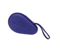 Housse de raquette tennis de table rond Tibhar Carbon Bleu 28x5x18 cm