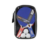 Tibhar – Set de tennis de table d'extérieur – 2 raquettes et 3 balles