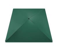 Housse de rechange à 4 baleines pour parasol - Tissu imperméable résistant aux UV pour parasol de terrasse, abri d'extérieur facile à remplacer, idéal pour une utilisation dans le jardin et la